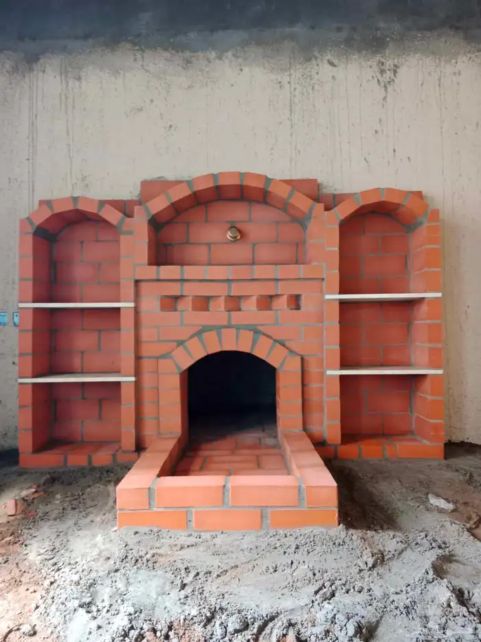 بيوت شعر مشب نار مشب رخام قرميد جمالون تلبيس قماش 7