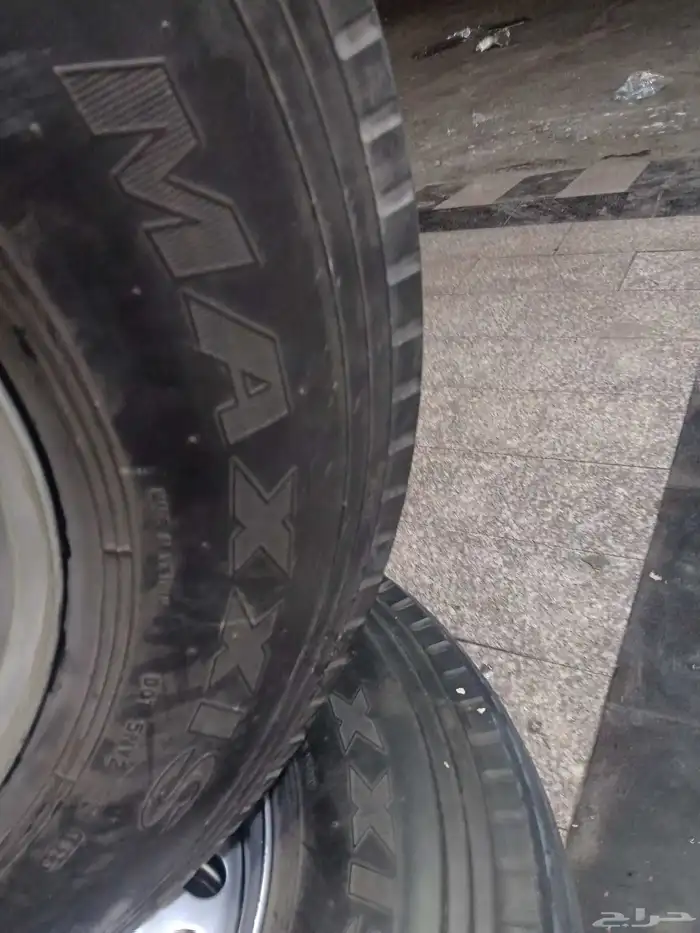 جنوط هلل شبه جديد وكفرات ماكسس 25 8 17 2