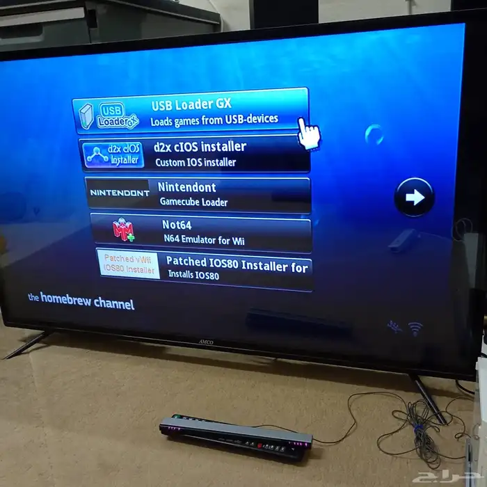 نينتيدو Wii مهكر 143 لعبة و كنترولات يشغل قيم كيوب مع كرتونه 9