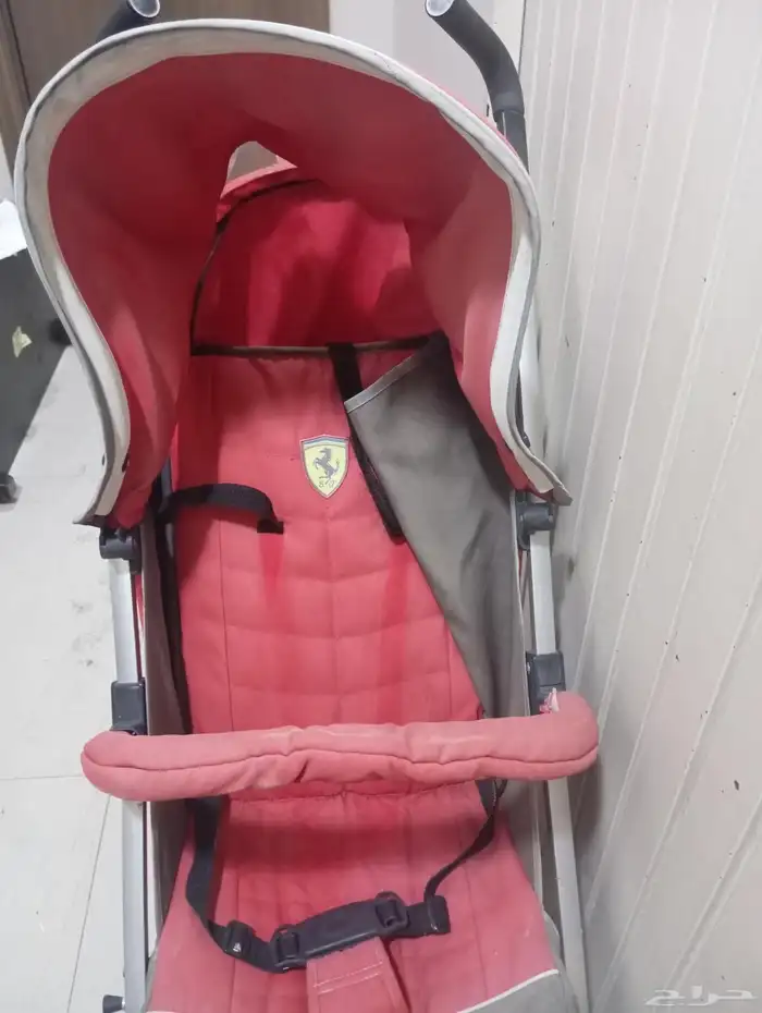 عربة أطفال فيراري احمر 0