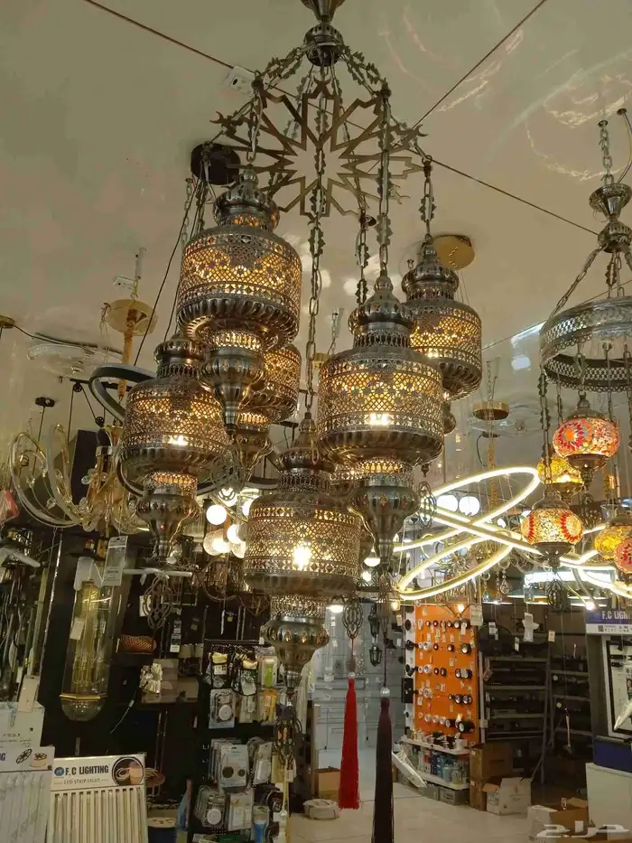 معرض شمس المجره بريده ثريات مغربيه باشكال اكثر من رائعه 0