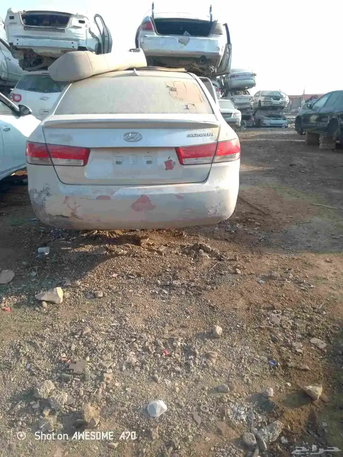 ما شاء الله تبارك الله جاتنا سوناتا 2009 لقطع غيار تشليح 4