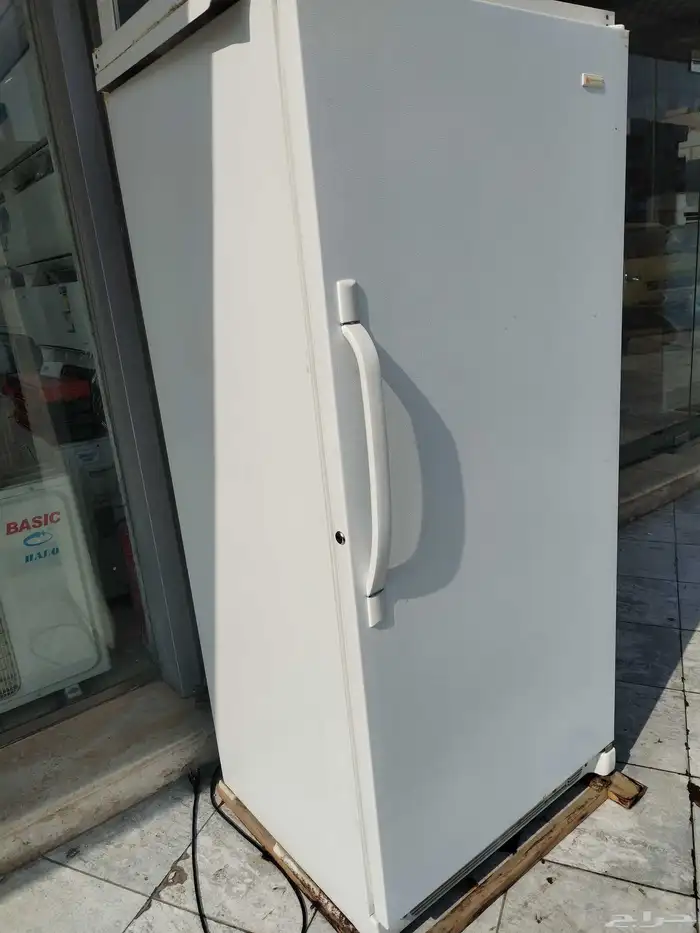 تجميد واقف رفوف شبك امريكي مستعمل نظيف فريزر توصيل مجاني 0