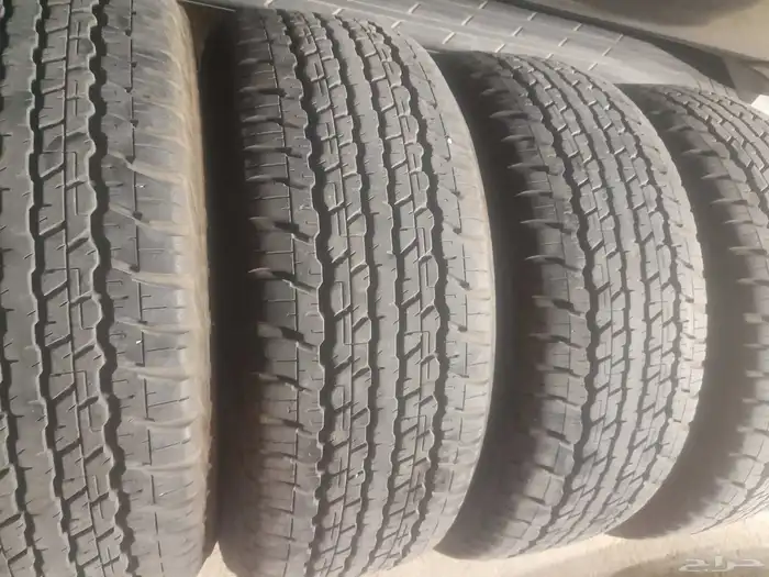 كفرات دلوب جيب يباني لند كروزر جنط 18 خوات الجديد نضيفه خالي 5