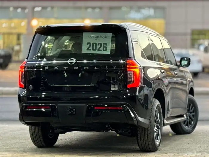 نيسان باترول 2026 فئة SE2 تنفس طبيعي تأتي بالمواصفات التالية 4