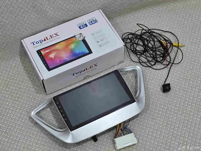 شاشة هيونداي أكسنت 2023 (بحالة جديدة) مع الفريم و كاميرا خلف 0