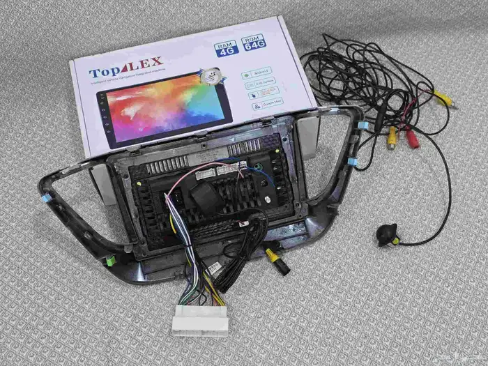 شاشة هيونداي أكسنت 2023 (بحالة جديدة) مع الفريم و كاميرا خلف 11