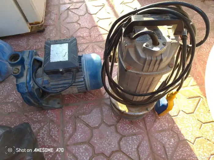 دينمو 2حصان ايطالى للبيع وغطاس2حصان جديد استخدام حوالى شهر ل 0