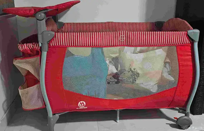 كرسي طعام و أرجوحة وكرسي هزاز ومشاية و سرير وكرسي اطفال 4