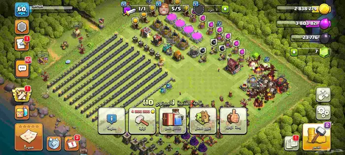 حساب كلاش تاون 10 0