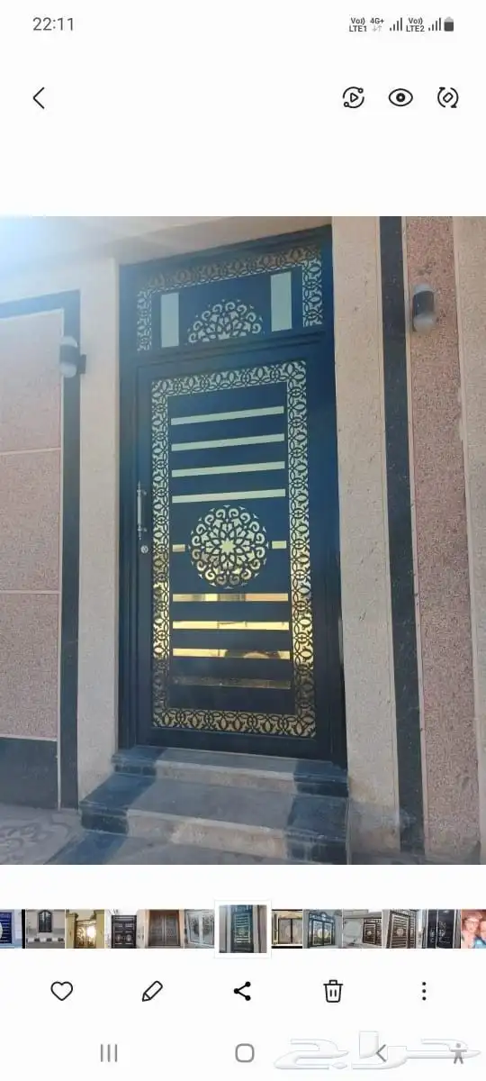 ورشه مركز_العدنا_نالحداد_المنيوم  باب   حديده   خارجي   مدخ 1