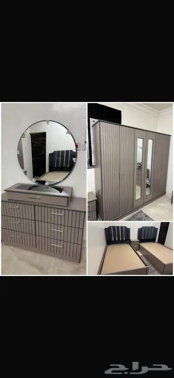 يوجد لدينا جميع غرف النوم الجاهزه من مصنعنا مباشرتا 4