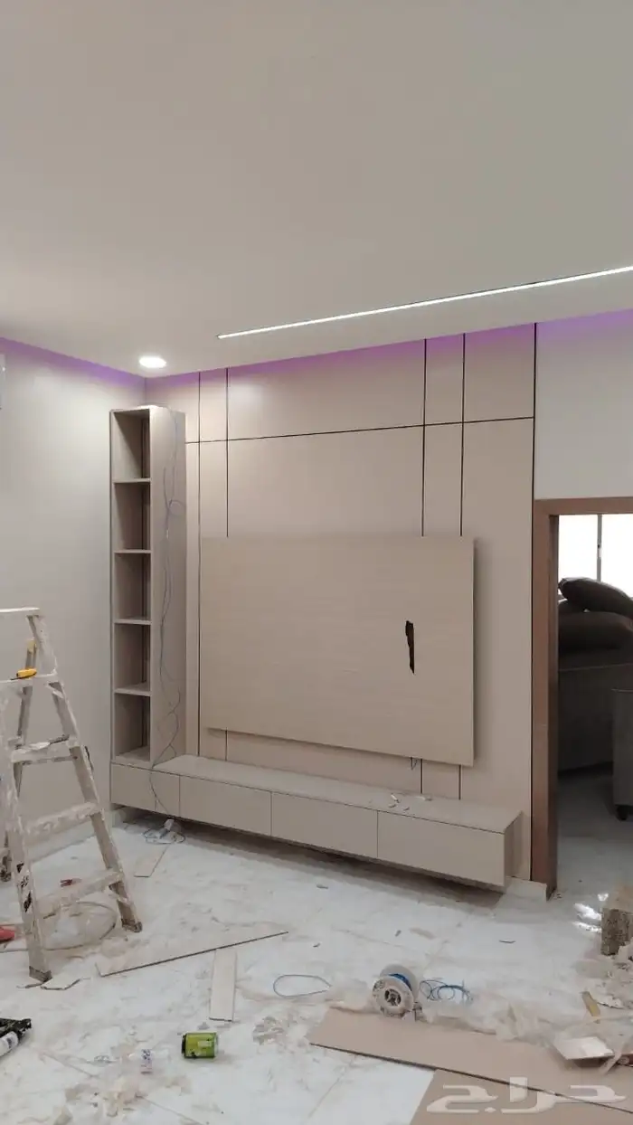 ديكورات شاشات مداخل صاله مجالس حريم 3