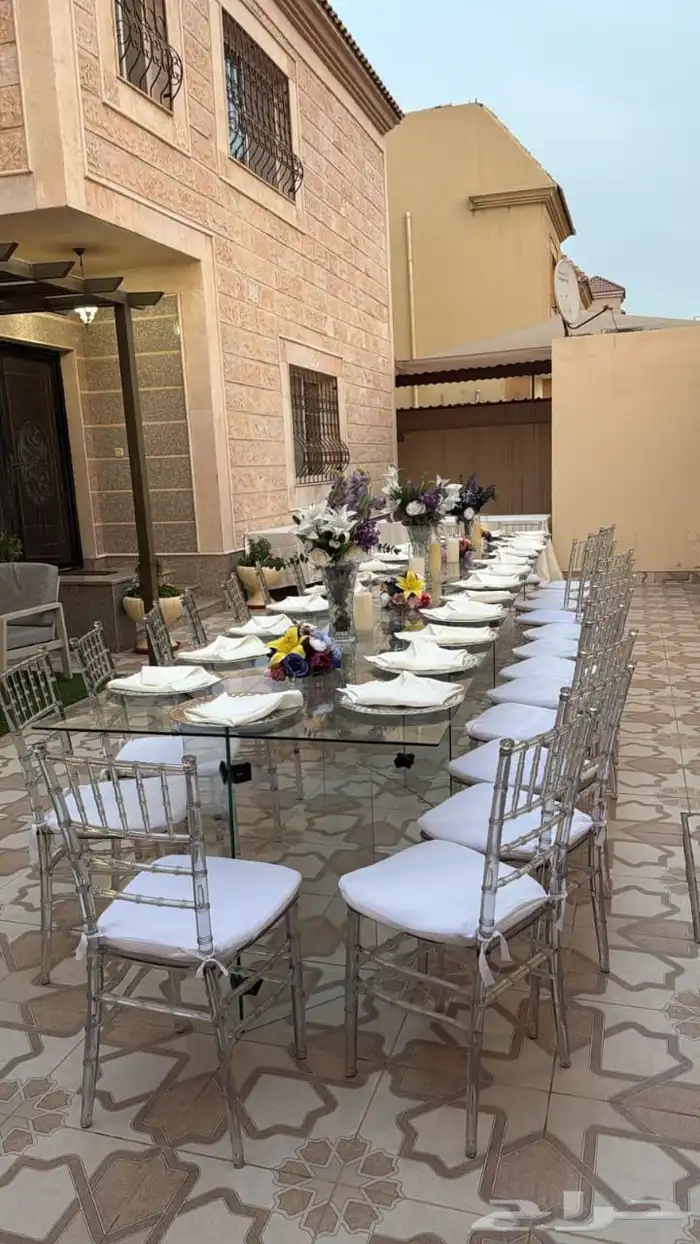 تأجير كراسي طاولات 9