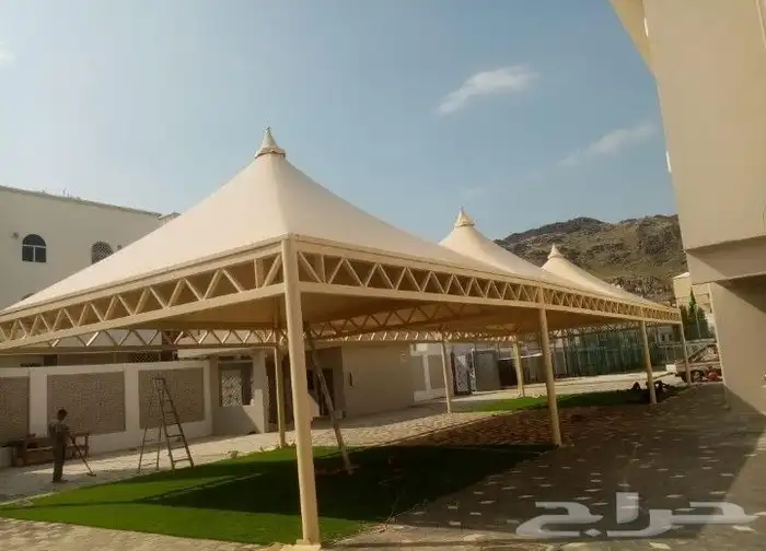 مظلات مواقف سيارات مظلات مدارس وبيوت شعر ملكي 9