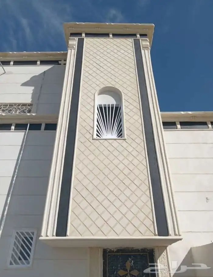 ديكور خارجي والياسه الملونه بشكل الحجر 14