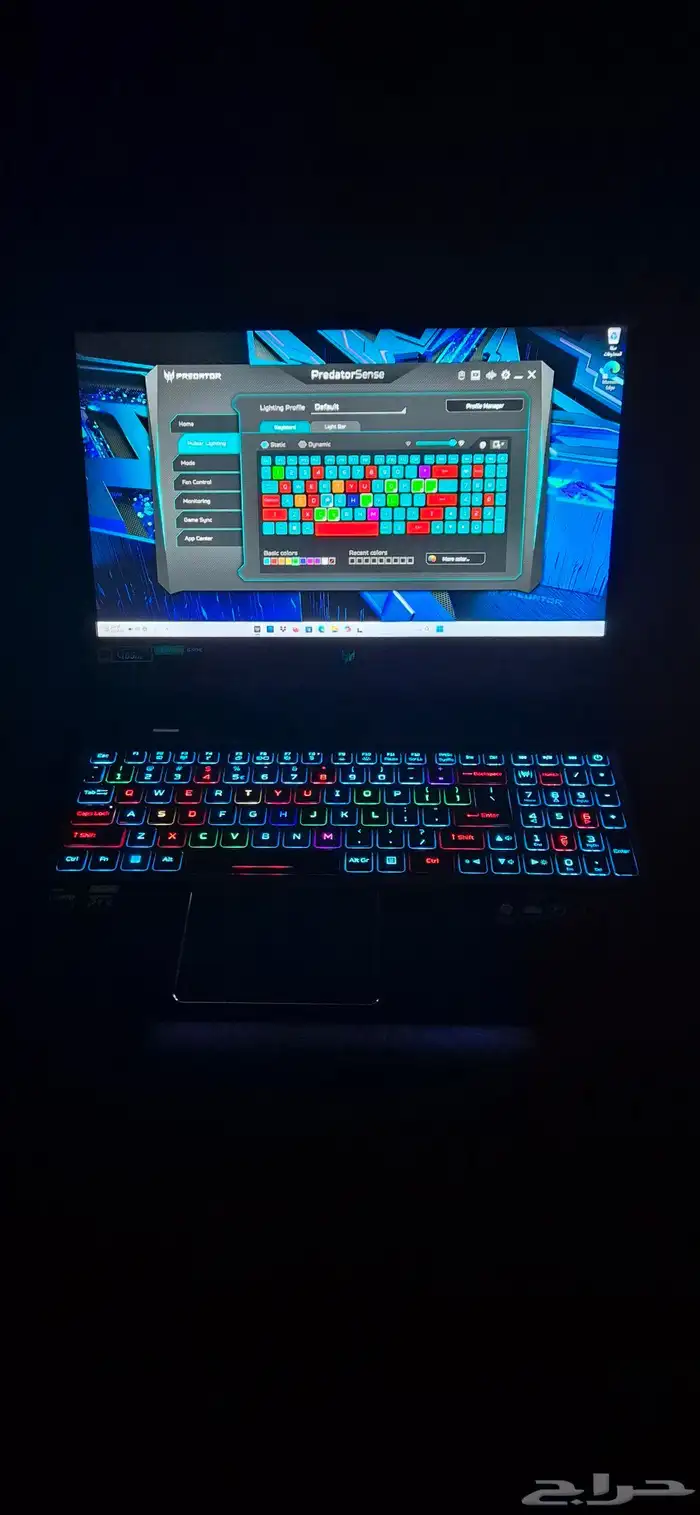 لابتوب قيمنق i7 rtx 3070 نضيف للبيع 9