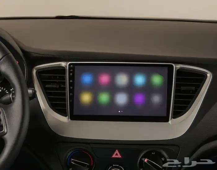 شاشة هيونداي أكسنت 2023 (بحالة جديدة) مع الفريم و كاميرا خلف 13