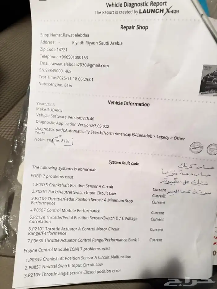 سوبارو لجاسي 2006 20