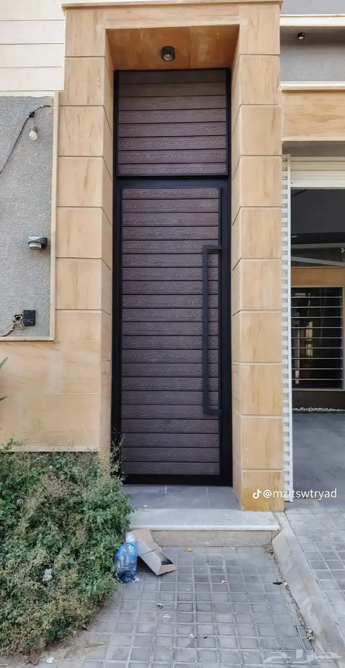 تكسيات أبواب خارجيه  ديكورات_داخليه  بديل  الشيبورد_ديكور  ب 9