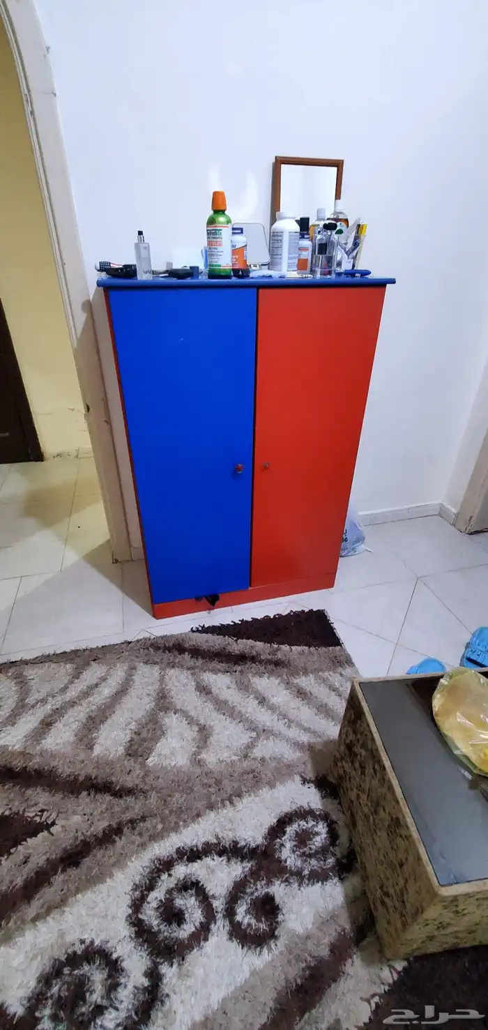 2 طاولة للشاشه   خزانة   كنبة مع ترابيزة 1