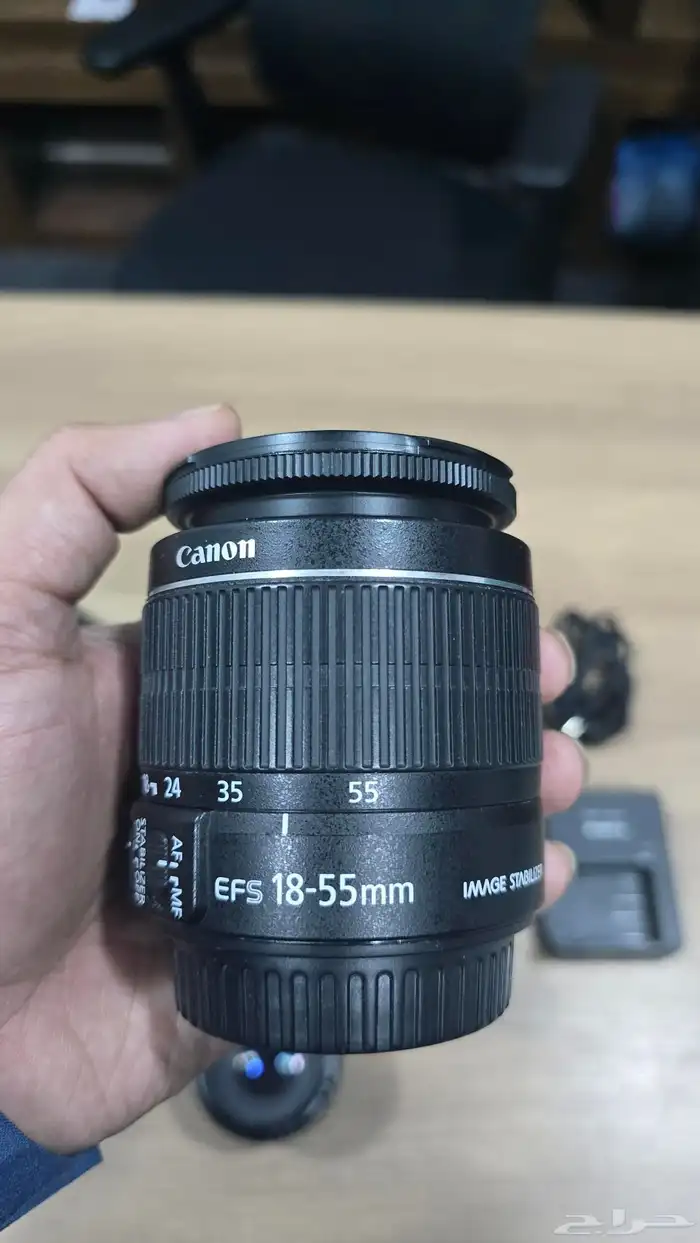 كاميرا كانون Canon 600D مع 3 عدسات (18-55 50mm 10-22) 5