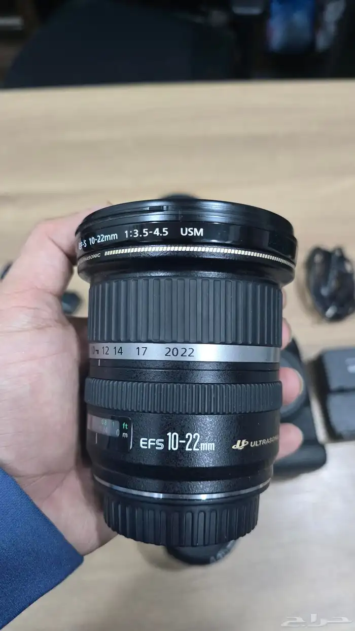 كاميرا كانون Canon 600D مع 3 عدسات (18-55 50mm 10-22) 6