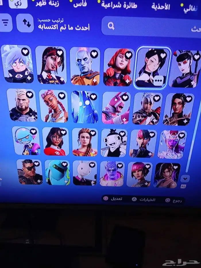 حساب فورتنايت 450 ريال في 1800 في بوكس و 144 سكن 2