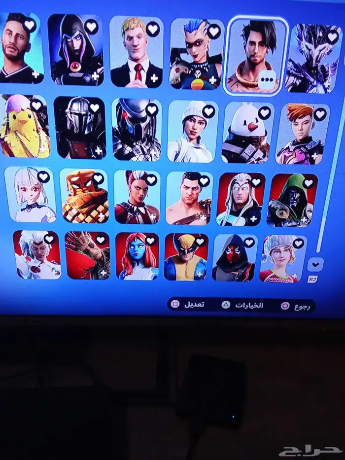 حساب فورتنايت 450 ريال في 1800 في بوكس و 144 سكن 5