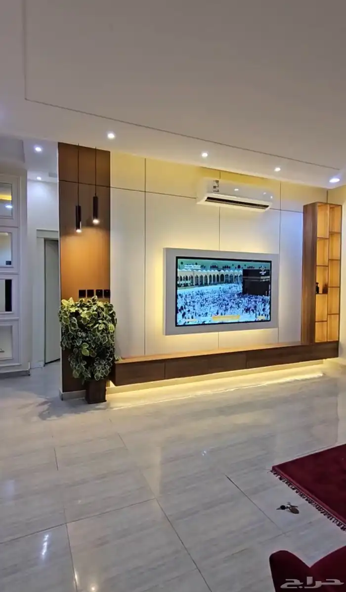 خلفيات تلفزيون معا بديل الشيبورد واضااه مخفيه وطاوله وارفف 0