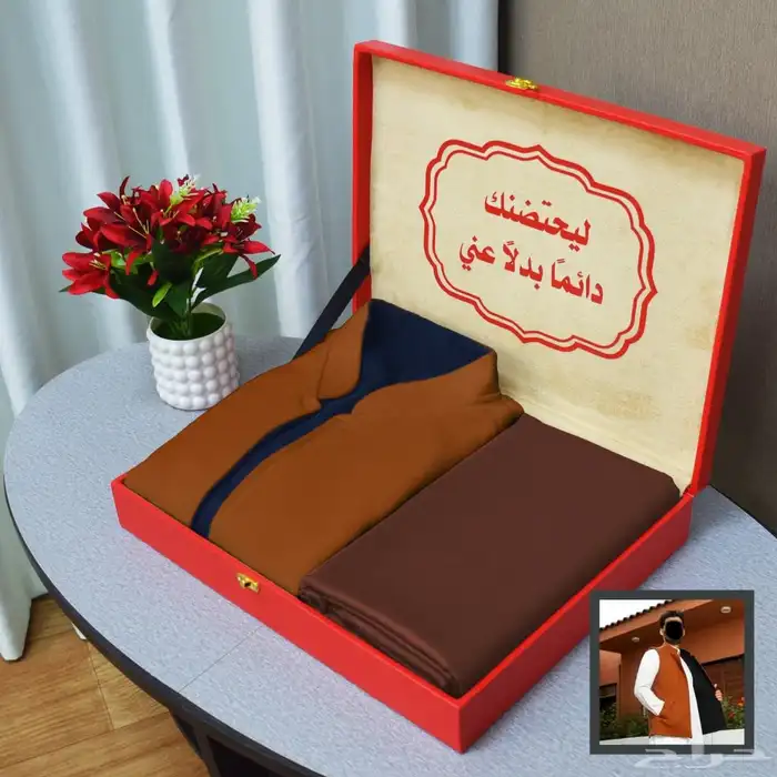 بوكس رجالي سديري جوخ مع قماش 4