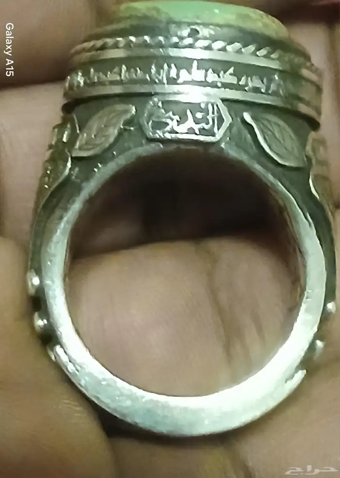 خاتم فضة فيروز شغل خاص 2