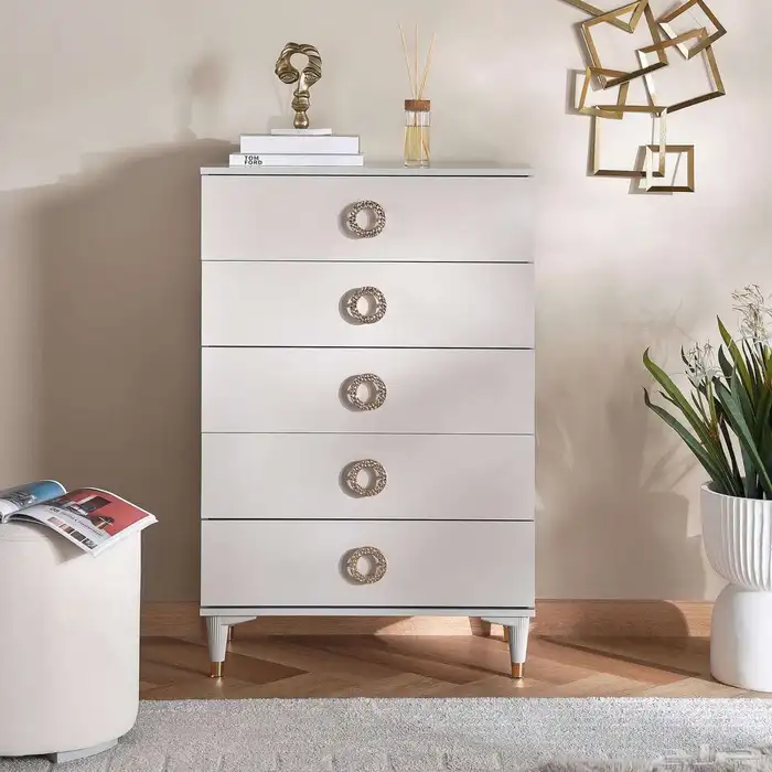 طقم غرفة نوم كلاسيك 8 قطع جديد بان هوم 25