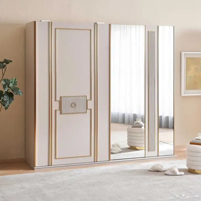 طقم غرفة نوم كلاسيك 8 قطع جديد بان هوم 29