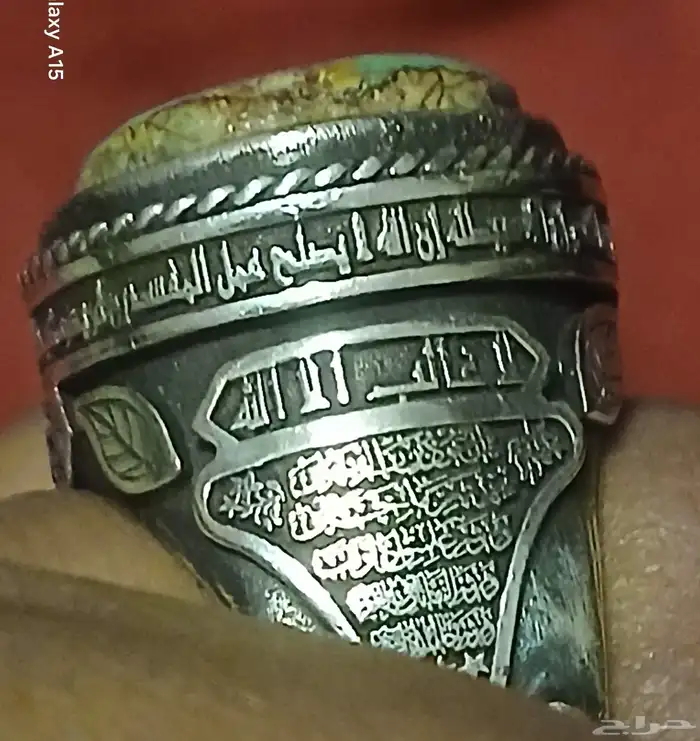 خاتم فضة فيروز شغل خاص 10