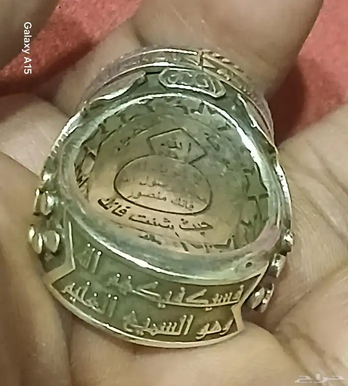 خاتم فضة فيروز شغل خاص 3