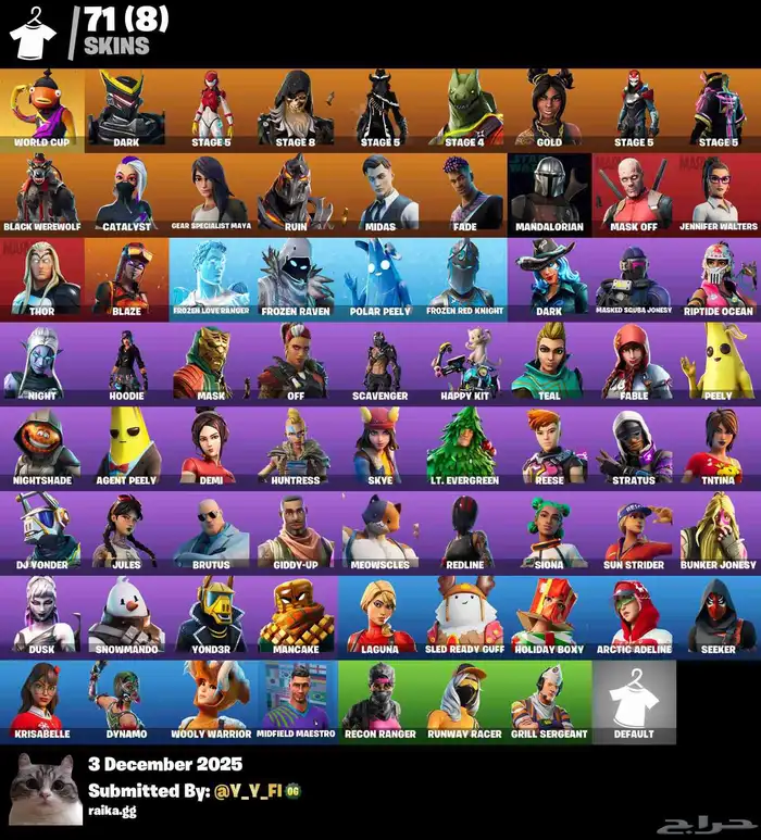 حساب فورت 80 سكن FNCS 0