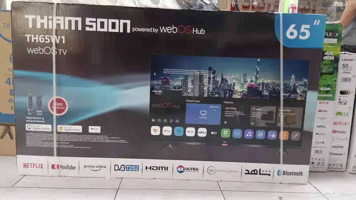 بيع شاشات تلفزيون سمارت 4kواي فاي مع التوصيل والتركيب فوري م 3