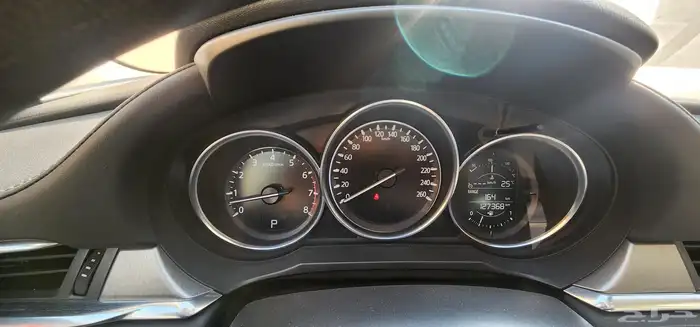 مازدا 6 موديل 2024 اللون ازرق غامق ماشي 127300 كم 4