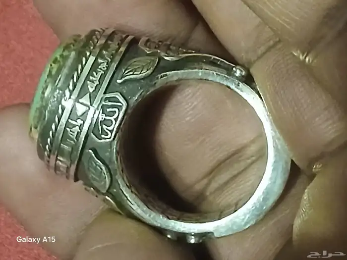 خاتم فضة فيروز شغل خاص 8