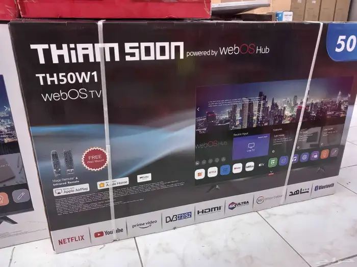 شاشات تلفزيون سمارت 4kذكية شاشة تلفزيون بالتوصيل الفوري 13