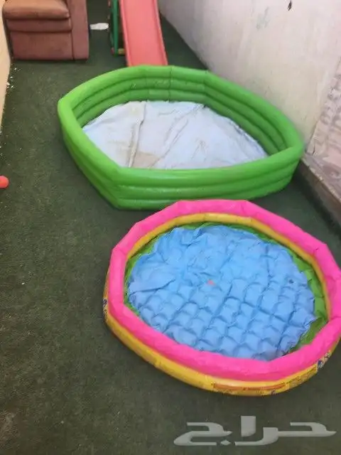 العاب استراحة ومنفاخ هواء الكل ب 250 ريال 5 قطع 1