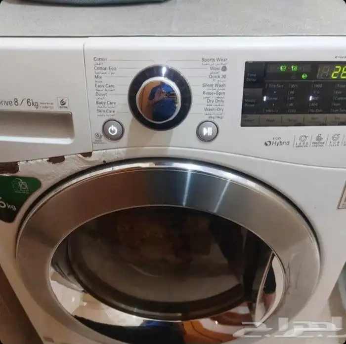 غسالة 8LG كيلو بحالة جيدة 2