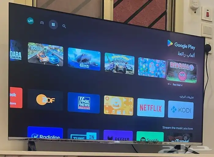 بيع تلفاز TV شاشات سمارت تلفزيون 75 بوصه كيو الدي شاشه توصيل 0