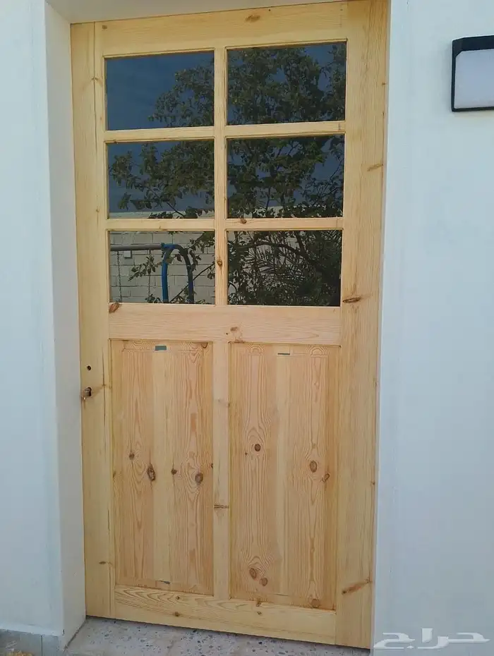 أبواب خشب ضمان في العمل والجوده 0