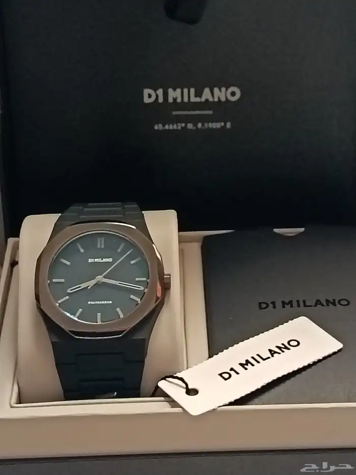 ساعة دي ون ميلانو بولي كاربون أصلية جديدة d1 milano 0