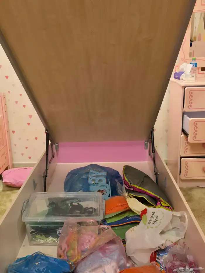 سرير وتحته تخزين 90 200 من ماركة clickالفراولة صناعة تركية 1