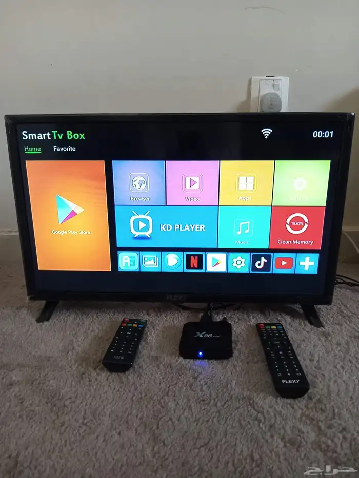 تلفزون للبيع 32بوصه شغال ونضيف 0