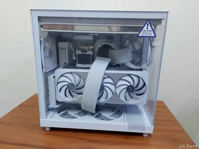 بيسي قيمنق 5070TI - R7 7700 باللون الابيض 6