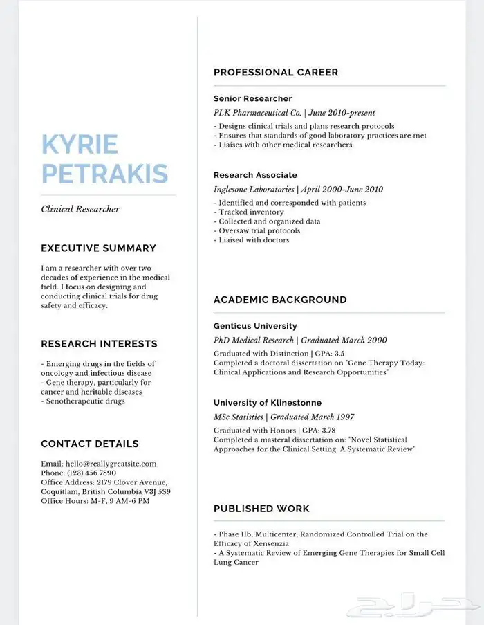 تصميم سيره ذاتيه احترافيه CV 2